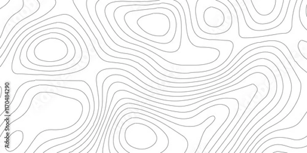 Obraz Background of topographic line contour map,Vintage outdoors style. World map Template,Luxury black abstract line art,web, geographic grid map vector illustration.vector geographic contour mounted map,