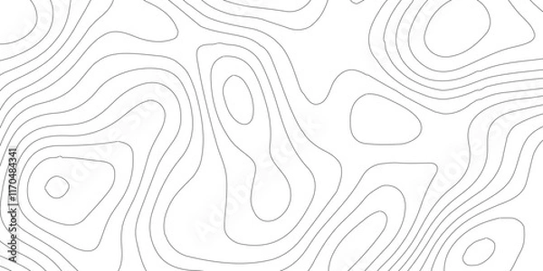 Fototapeta Background of topographic line contour map,Vintage outdoors style. World map Template,Luxury black abstract line art,web, geographic grid map vector illustration.vector geographic contour mounted map,