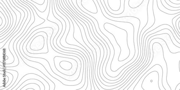 Obraz Background of topographic line contour map,Vintage outdoors style. World map Template,Luxury black abstract line art,web, geographic grid map vector illustration.vector geographic contour mounted map,