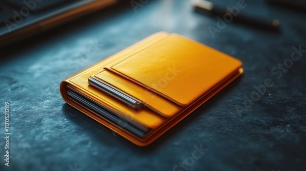 Fototapeta Minimalistic Document Icon on Gray Background with Soft Lighting and Gentle Shadows