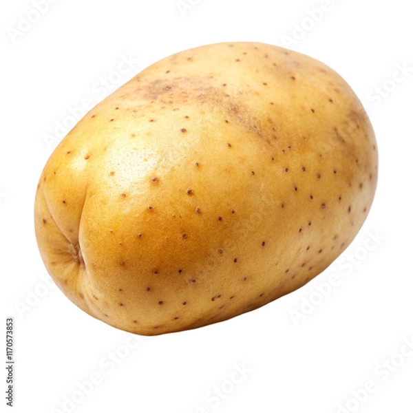 Obraz potatoes isolated on white background