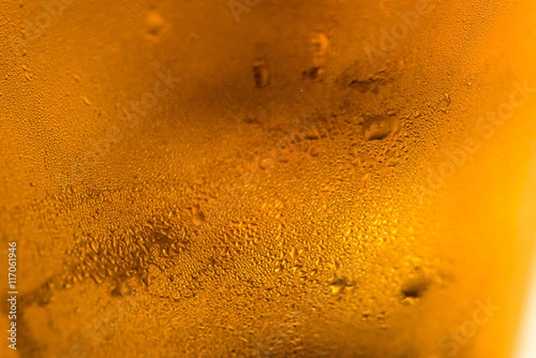 Obraz Background of beer in glass