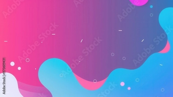 Fototapeta Flat soft gradient background.