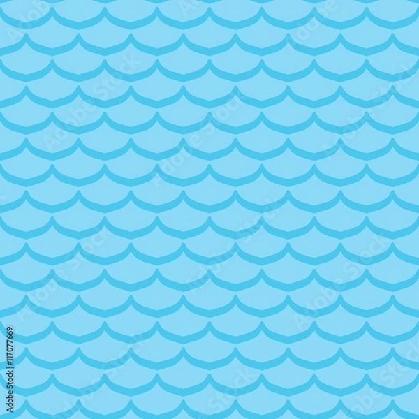 Fototapeta Wave seamless pattern