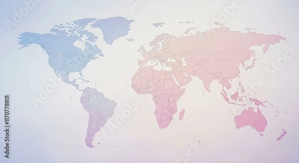 Obraz world map background