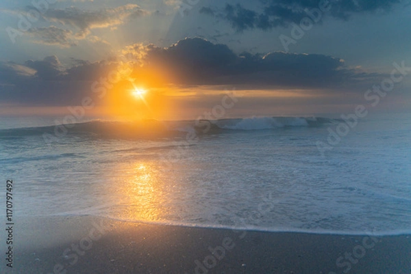 Fototapeta Sunrise on the Beach