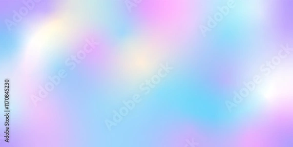Fototapeta Hologram Texture. Color gradient background, Neon Shiny Gradient. Pearlescent Texture. Perfect for various creative projects.