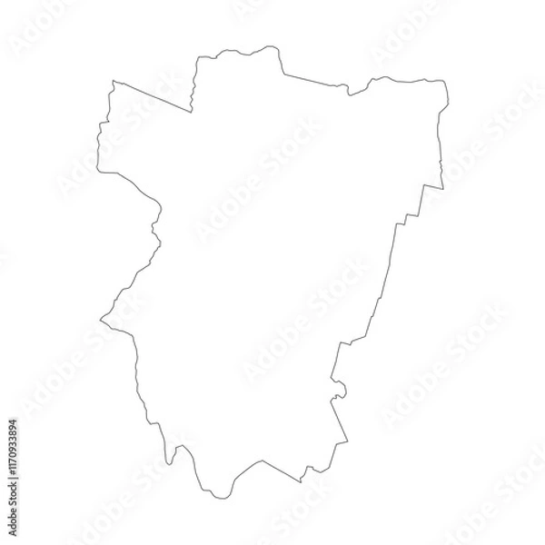 Fototapeta Tucuman province blank outline map