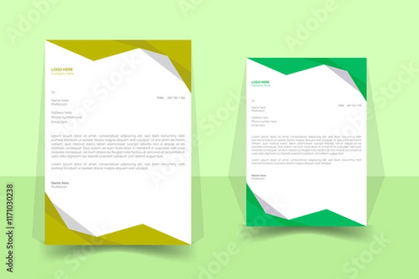 Obraz Creative latter head design in different color