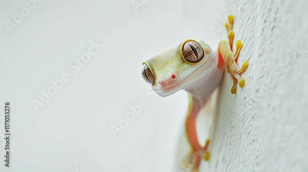 Obraz staring gecko