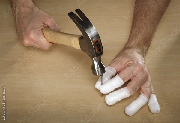 Obraz Clumsy carpenter