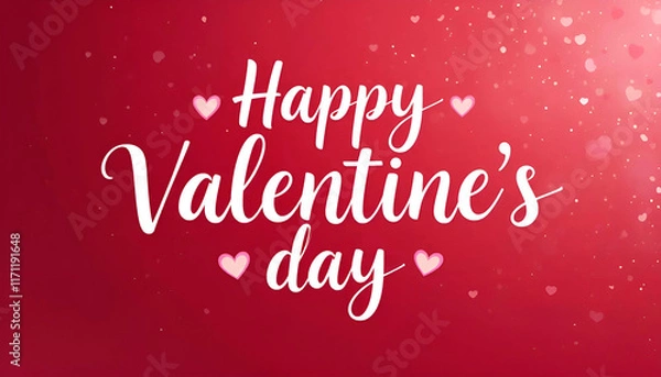 Obraz Celebrate Love in Style Happy Valentine's Day! ai generated