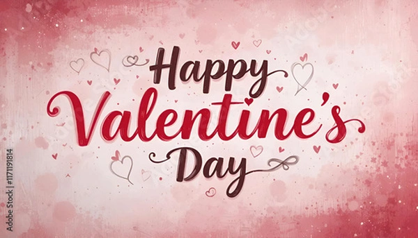 Fototapeta Celebrate Love in Style Happy Valentine's Day! ai generated