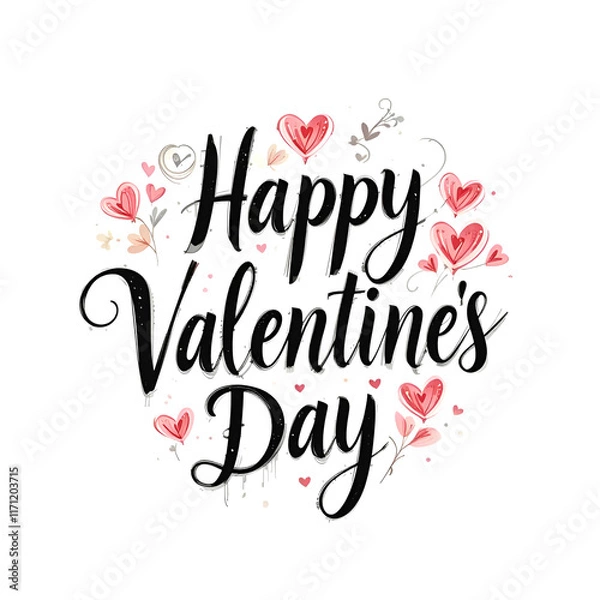Fototapeta Celebrate Love in Style Happy Valentine's Day! ai generated