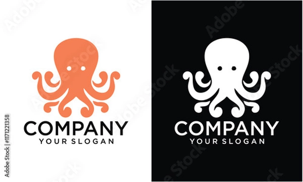 Obraz Creative octopus logo design 