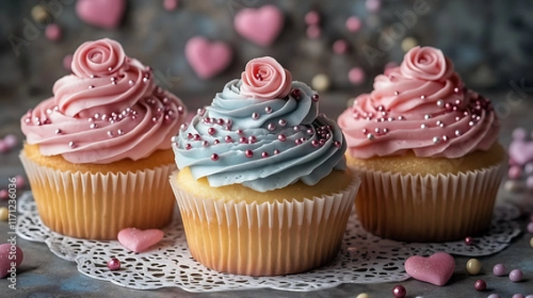 Obraz Cupcake Valentine
