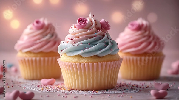 Obraz Cupcake Valentine