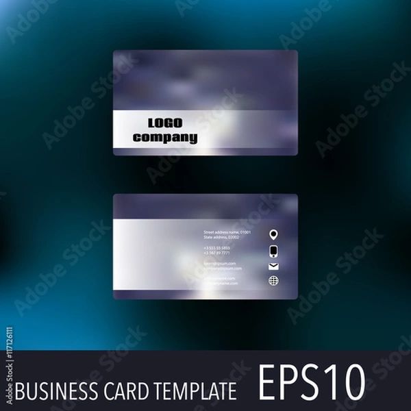 Obraz Vector business cards