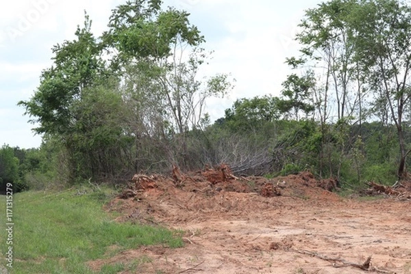 Fototapeta pine tree in the forest