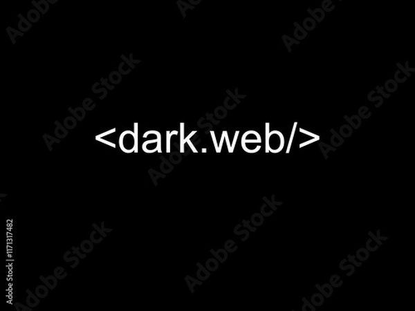 Obraz dark web