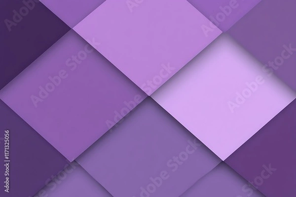 Fototapeta Abstract purple geometric square pattern background.