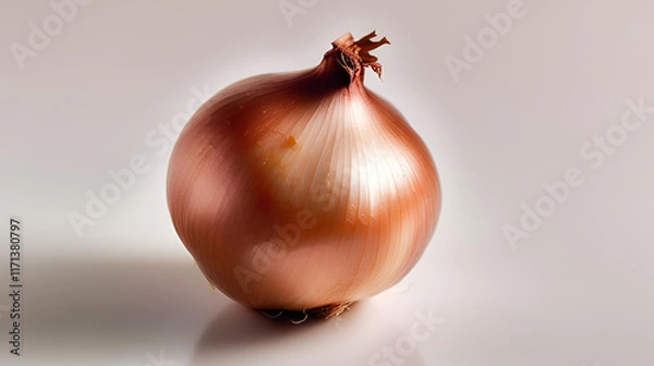 Obraz  Onion isolated on white background