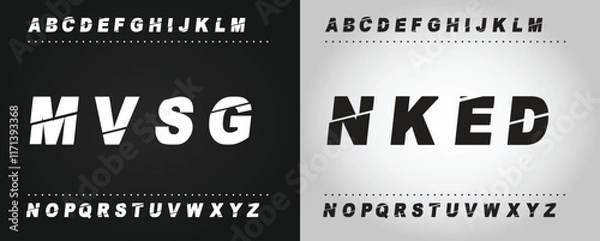 Fototapeta Classic typography serif font. Uppercase, lowercase, ligatures, ampersand, alternate, and number. Vector illustration word. Lettering Minimal Fashion Designs Romance Elegant.