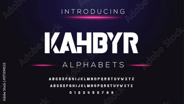 Obraz Classic typography serif font. Uppercase, lowercase, ligatures, ampersand, alternate, and number. Vector illustration word. Lettering Minimal Fashion Designs Romance Elegant.