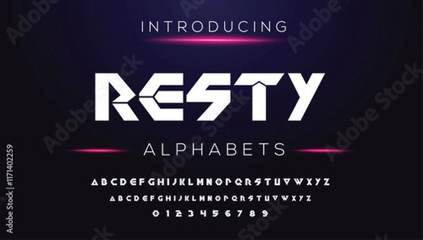 Fototapeta Classic typography serif font. Uppercase, lowercase, ligatures, ampersand, alternate, and number. Vector illustration word. Lettering Minimal Fashion Designs Romance Elegant.