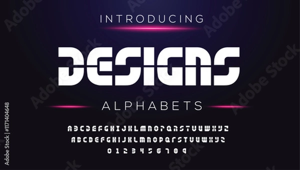 Fototapeta Classic typography serif font. Uppercase, lowercase, ligatures, ampersand, alternate, and number. Vector illustration word. Lettering Minimal Fashion Designs Romance Elegant.