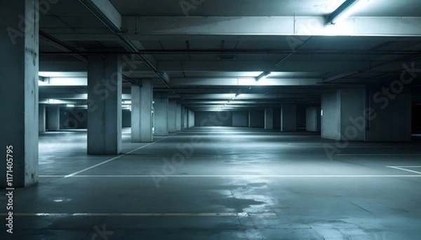 Obraz liminal space with light