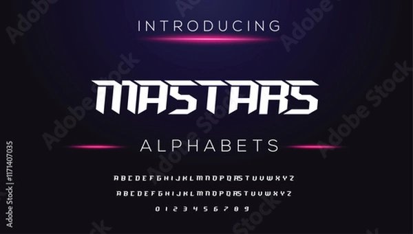 Fototapeta Classic typography serif font. Uppercase, lowercase, ligatures, ampersand, alternate, and number. Vector illustration word. Lettering Minimal Fashion Designs Romance Elegant.