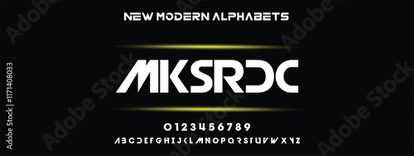 Fototapeta Classic typography serif font. Uppercase, lowercase, ligatures, ampersand, alternate, and number. Vector illustration word. Lettering Minimal Fashion Designs Romance Elegant.