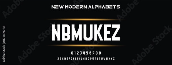 Fototapeta Classic typography serif font. Uppercase, lowercase, ligatures, ampersand, alternate, and number. Vector illustration word. Lettering Minimal Fashion Designs Romance Elegant.