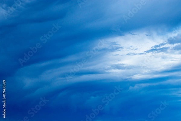 Obraz Nubes de tormenta en la isla de Gran Canaria, España