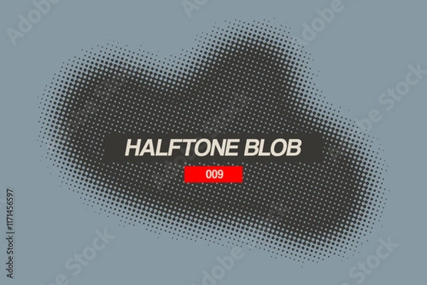 Fototapeta Halftone Blob - MPS - 009