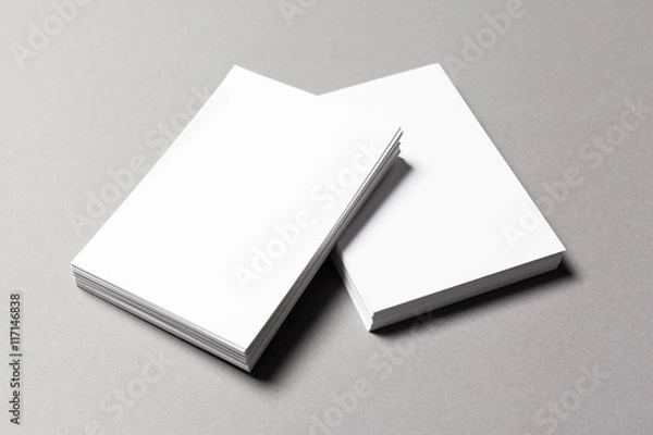 Fototapeta Mock up on grey background