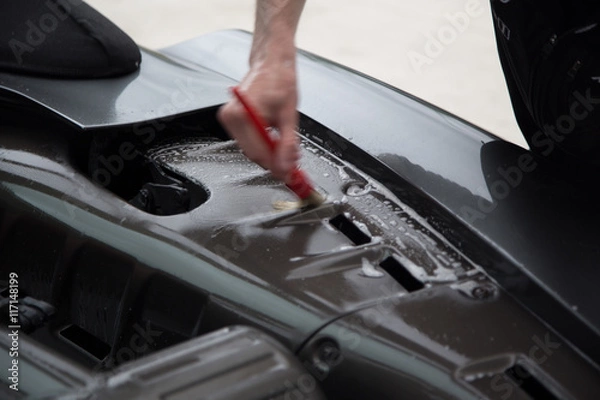 Fototapeta Supercar detailing