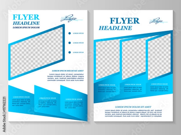 Obraz Business brochure or cover