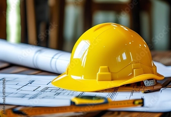 Obraz construction helmet