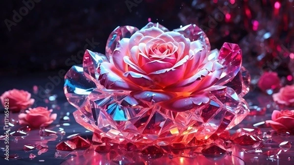 Obraz red rose flower