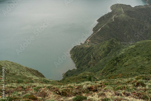 Obraz view from the top of mountain