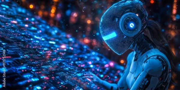 Fototapeta AI-Powered Feedback Systems in Workplace Enhancing Inclusivity and Communication