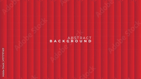 Fototapeta Abstract red background with smooth gradient colors and vertical lines.