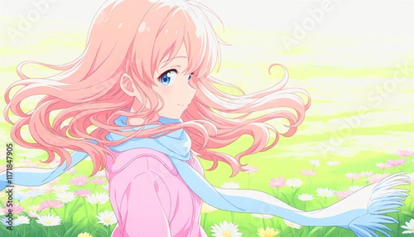 Obraz 横目で見る