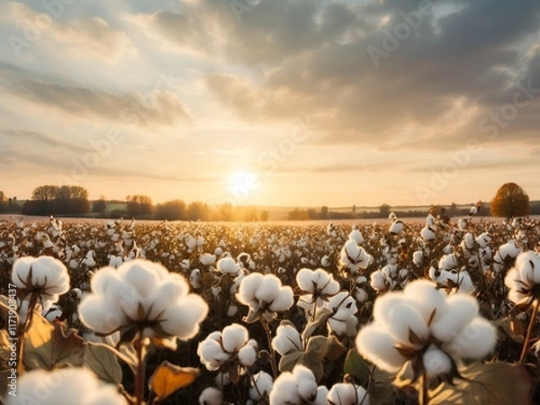 Obraz Cotton field