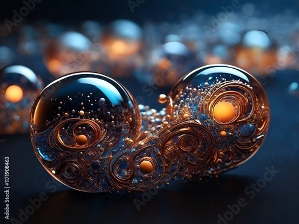 Obraz fractal background