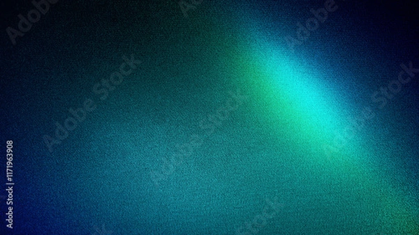 Obraz Black dark blue green emerald petrol teal lime yellow white abstract background. Color gradient ombre blend. Line stripe. Bright light flash glow glitter neon metallic. Noise grain mesh. Christmas.