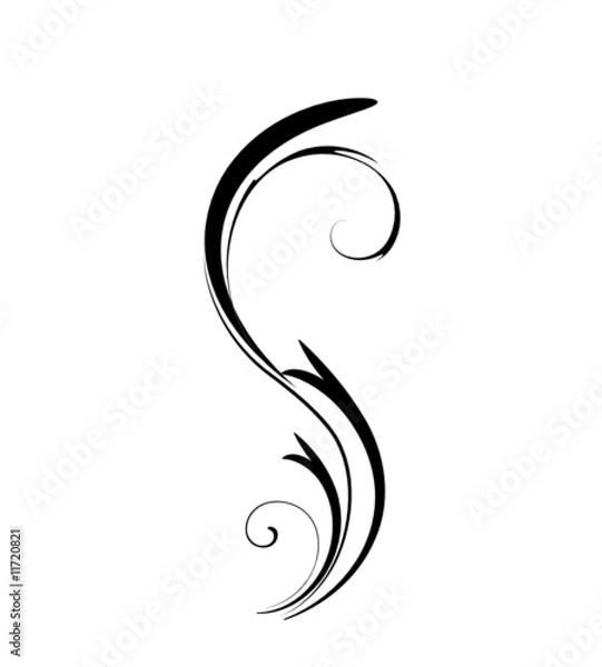 Obraz floral element -  vector