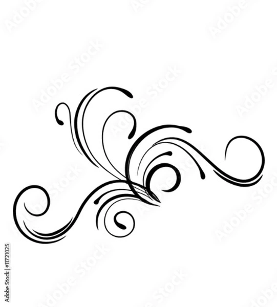 Obraz floral element -  vector